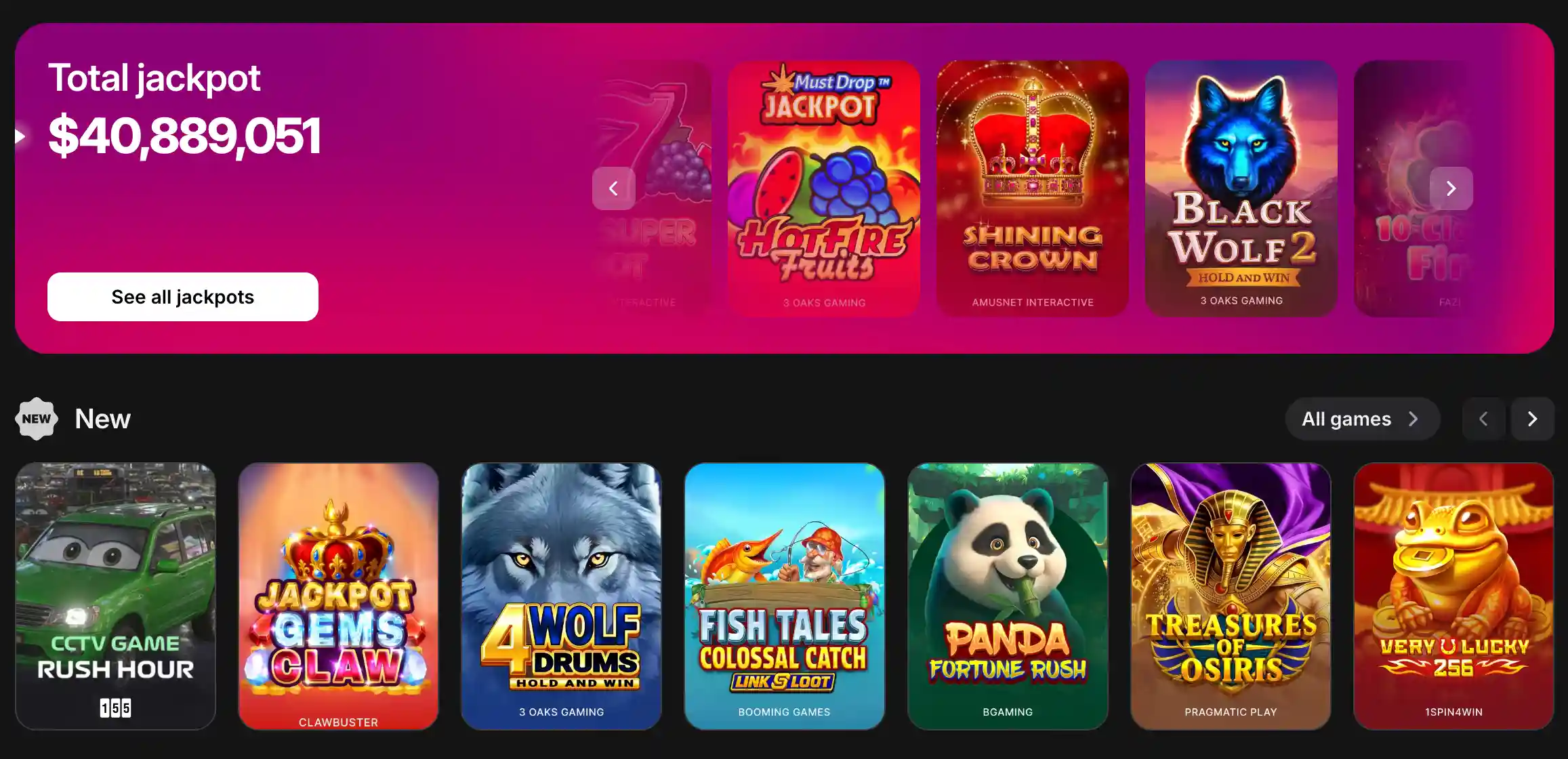 Interface de l'application mobile 1win sur smartphone